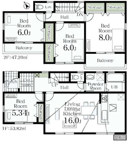 リーブルガーデン　久喜市本町第２　全４棟　３号棟