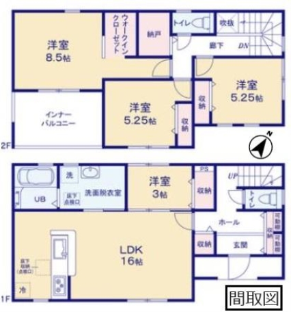 リーブルガーデン　久喜栗橋東第６　全２棟　２号棟