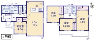 グラファーレ　久喜市栗原５期　全１１棟　１号棟