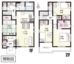 ファイブイズホーム　久喜市鷲宮　全４棟　３号棟