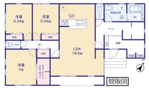 リーブルガーデン　幸手市下川崎第５　全６棟　４号棟