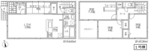 リーブルファイン　久喜市青葉　全４棟　１号棟