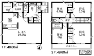 クレイドルガーデン　久喜市栗橋東第１５　全１４棟　３号棟