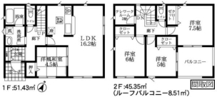 クレイドルガーデン　久喜市栗橋東第１５　全１４棟　５号棟