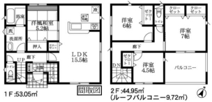 クレイドルガーデン　久喜市栗橋東第１５　全１４棟　６号棟