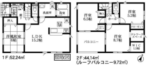 クレイドルガーデン　久喜市栗橋東第１５　全１４棟　８号棟