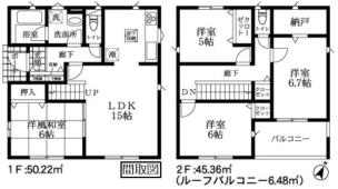 クレイドルガーデン　久喜市栗橋東第１５　全１４棟　１３号棟